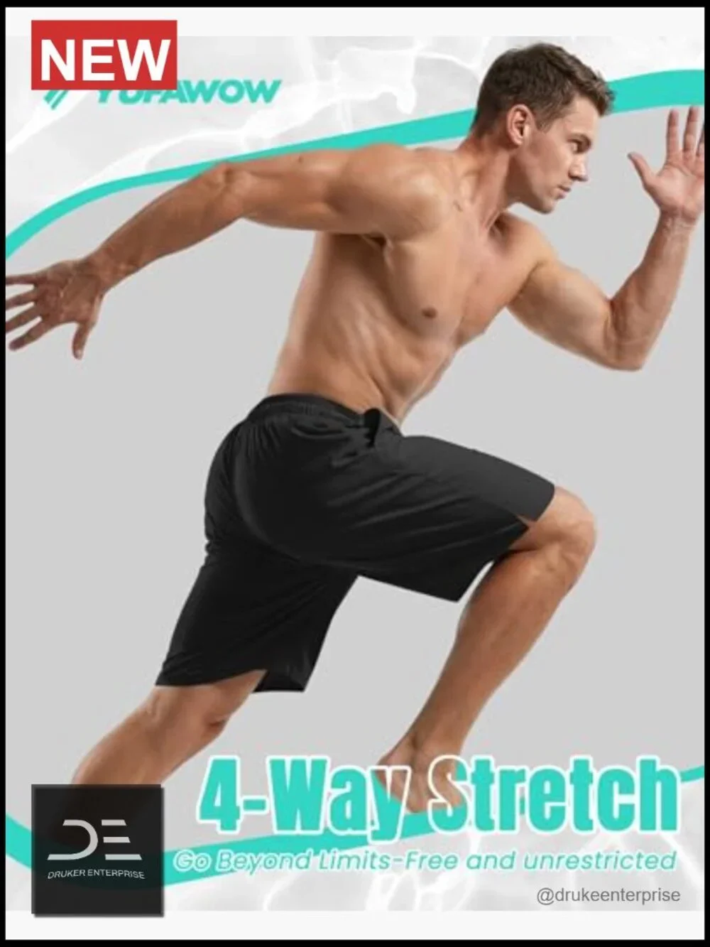 9 Inch Swim Trunks with Mesh Lining Quick Dry Breathable Pockets for Summer